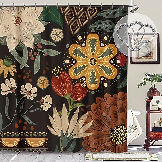 boho shower curtain