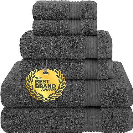 dark gray towels